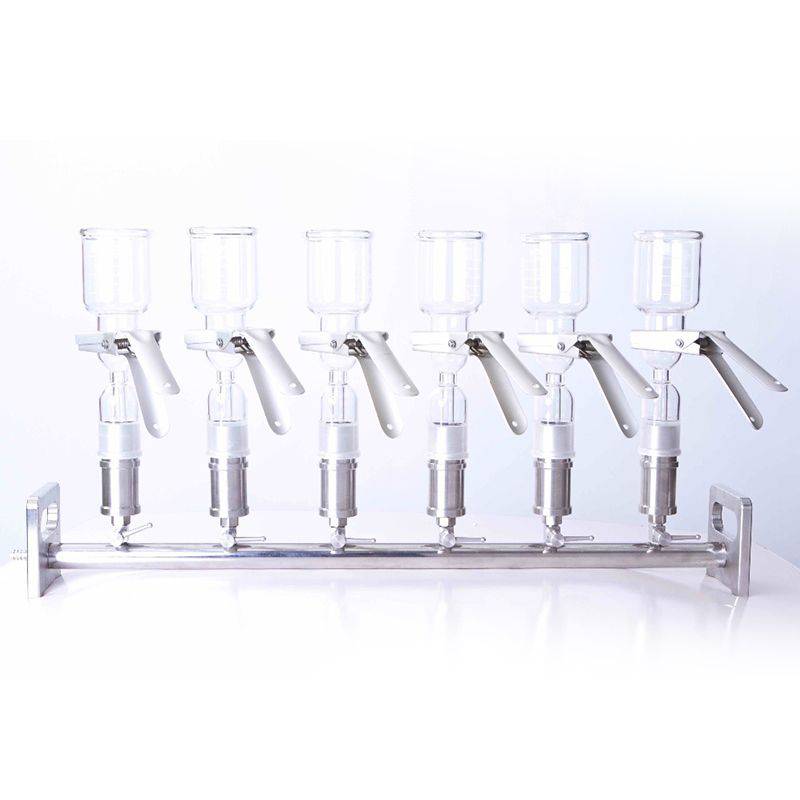 300ml Glass 6-Branches Vacuum Filters - Global Scientific Ltd