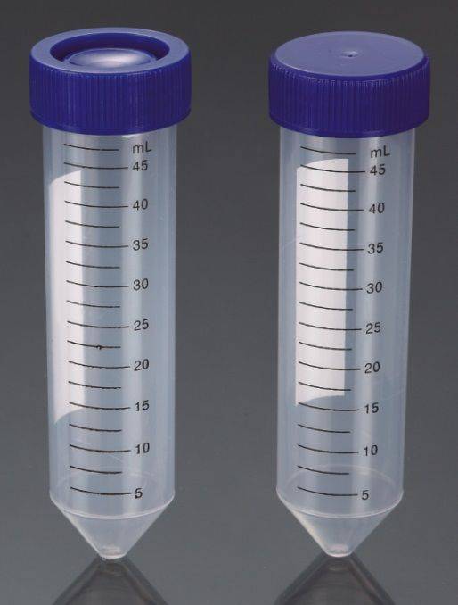 50ml Centrifuge tubes Conical bottom Polypropylene, Flat Cap - Global Scientific Ltd