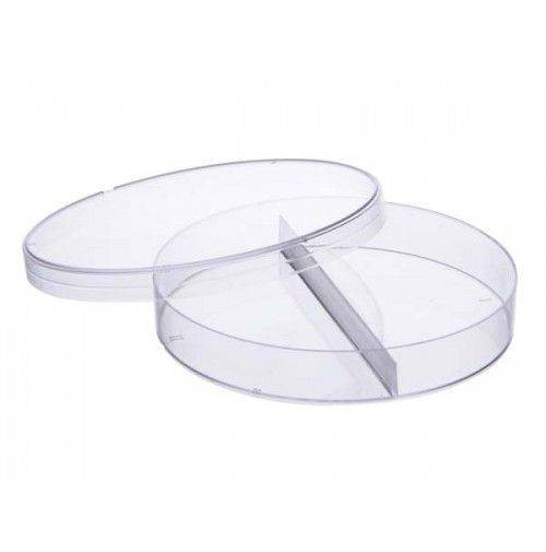 90mm Petri Dish 2 Compartments Triple Vented - Global Scientific Ltd