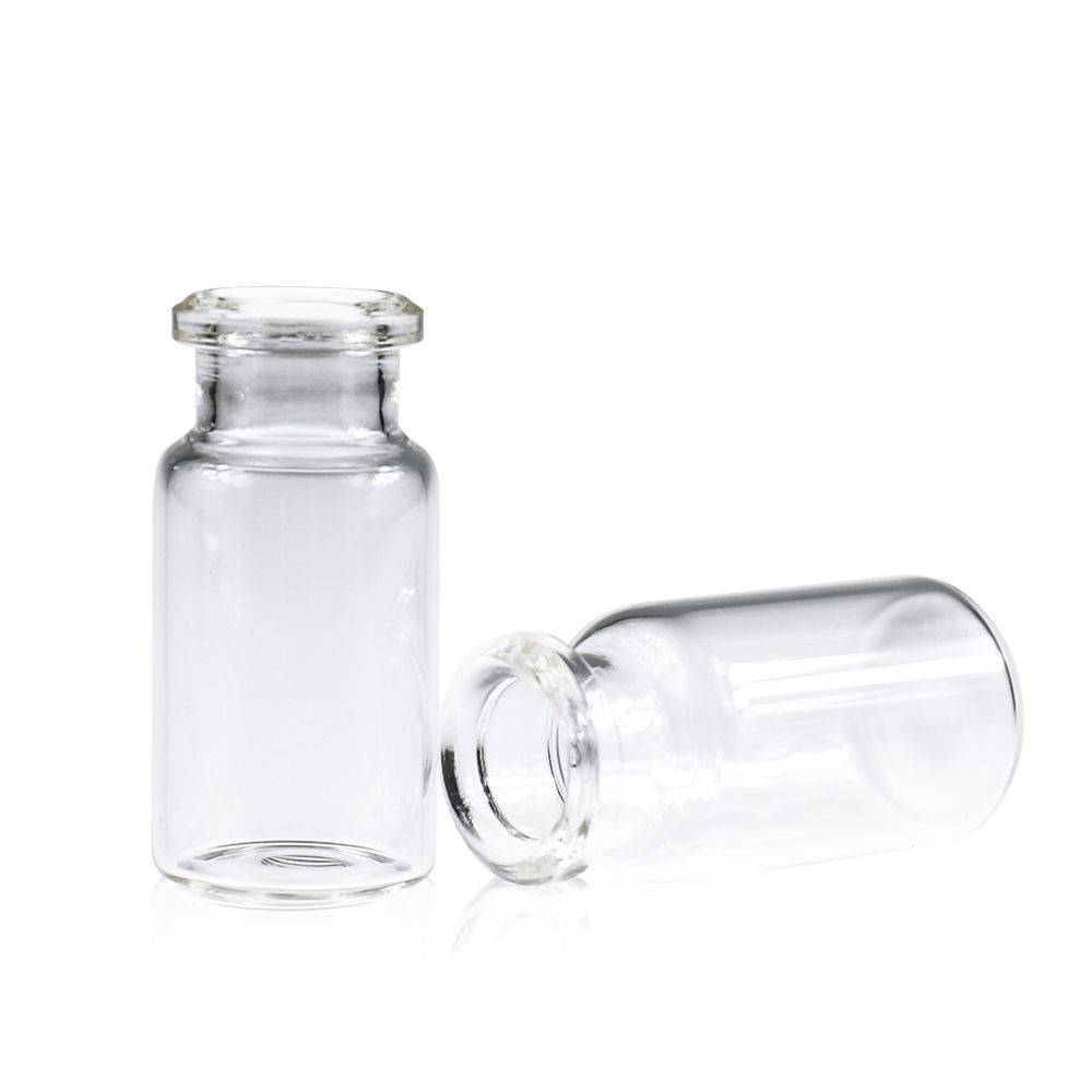 Crimp Headspace Vials-GS000033-10mL Clear Glass 22.5x46mm. 20mm Beveled Edge. Flat Bottom. Crimp Headspace Vial. 100pcs/pk - Global Scientific Ltd