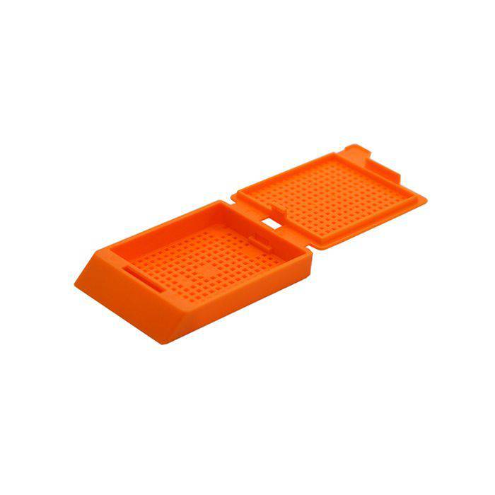 SYSTEM III BIOPSY CASSETTE - ORANGE (THREADED INKJET) - Global Scientific Ltd