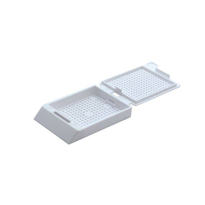 SYSTEM III BIOPSY CASSETTE - WHITE (THREADED INKJET) - Global Scientific Ltd