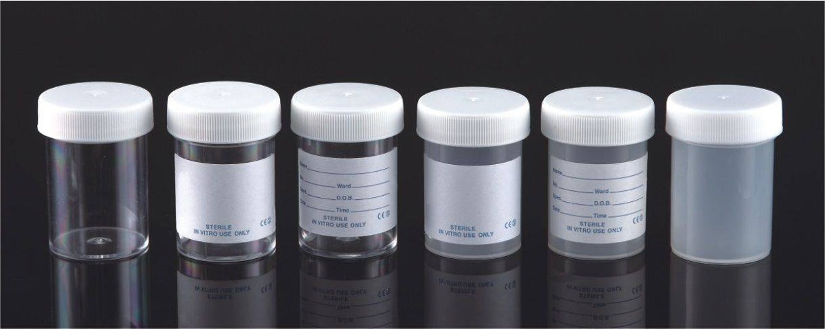 60ml Universal Container plain label polypropylene - Global Scientific Ltd