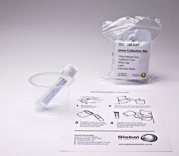 Primary urine collection kit - Global Scientific Ltd